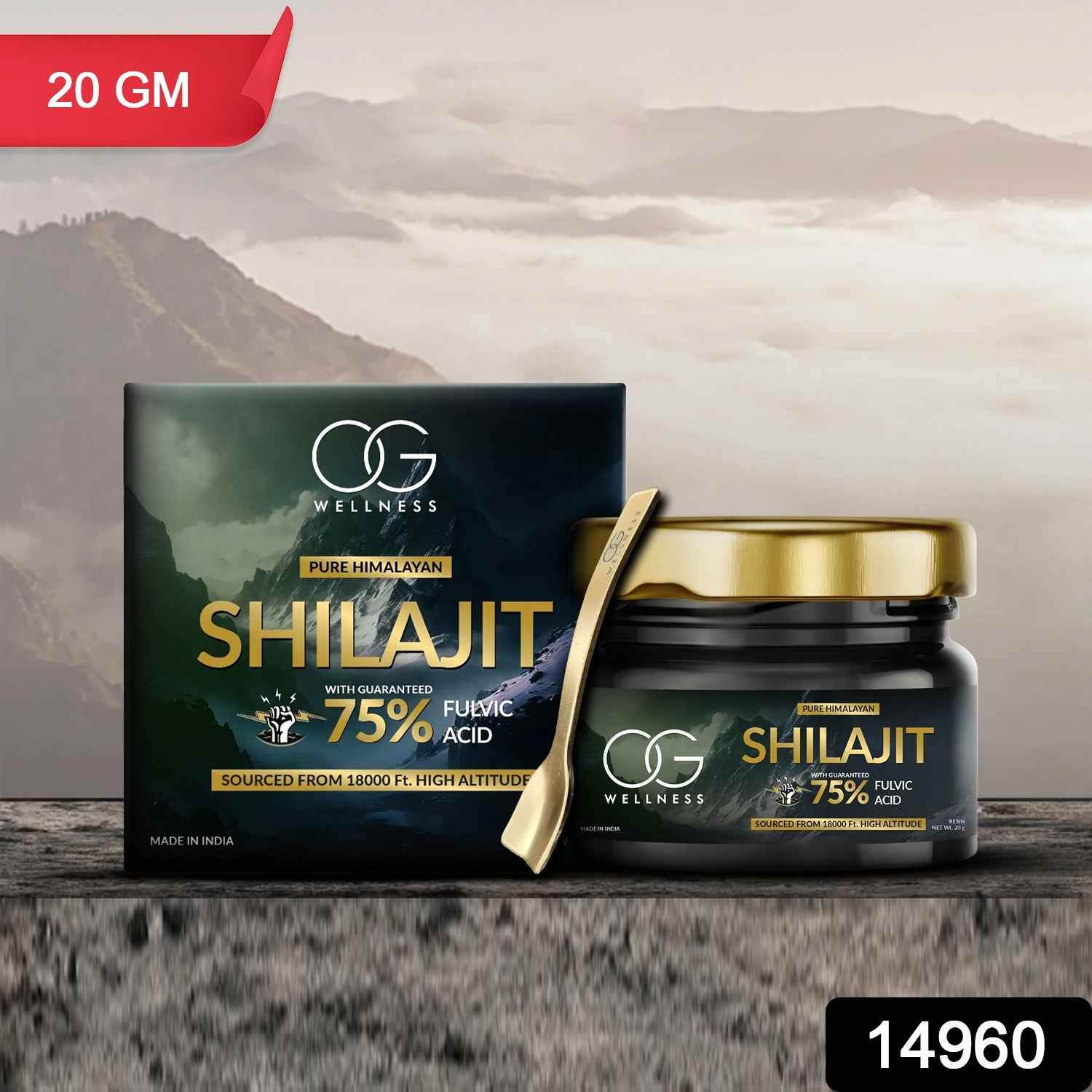 Pure Himalayan Shilajit Resin 20gm – LifestyleKart