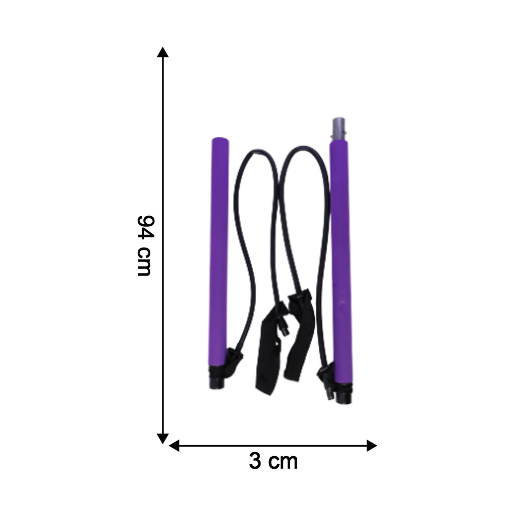 Pilates Bar with Resistance Bands Gym Equipment – LifestyleKart - LifestyleKart
