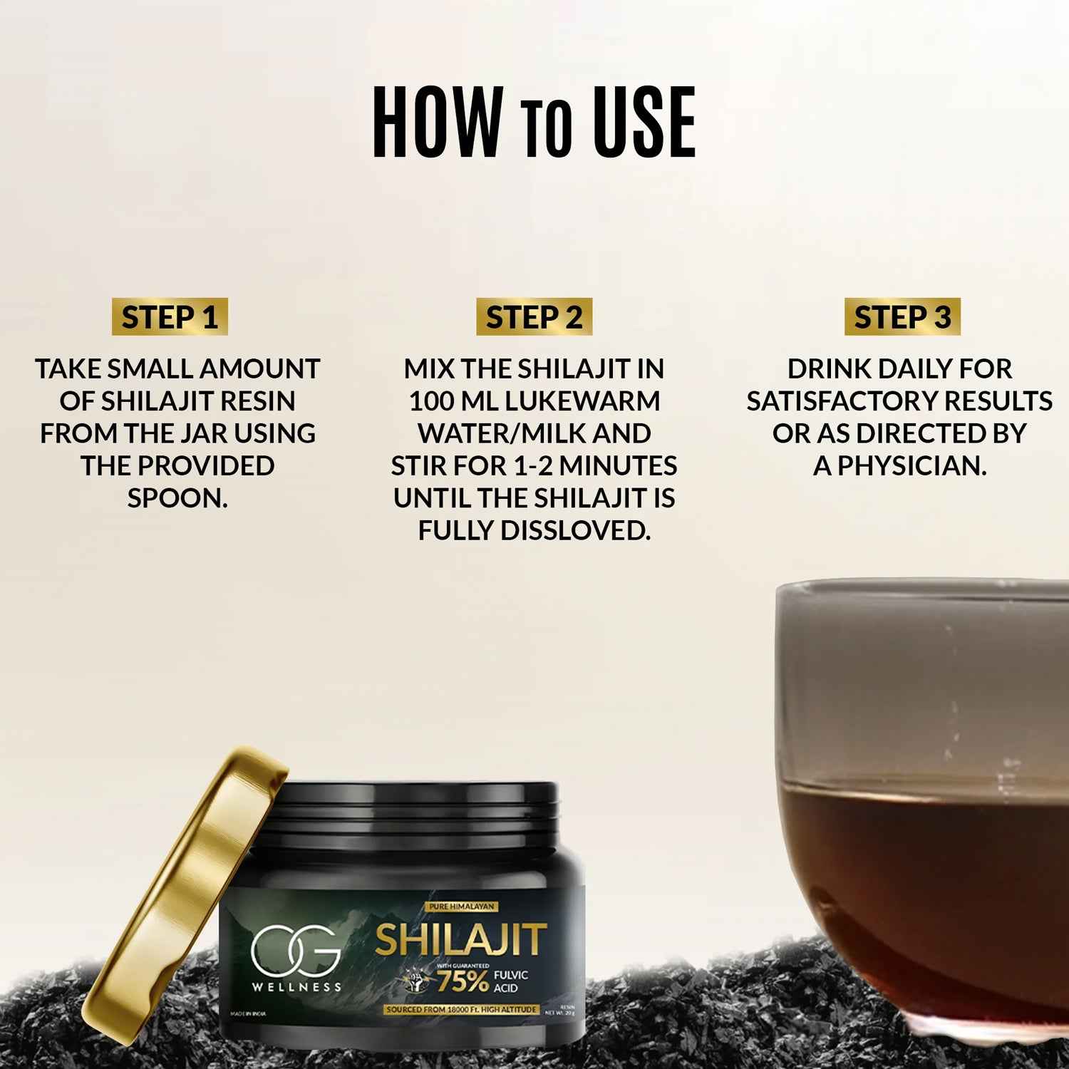 Pure Himalayan Shilajit Resin 20gm – LifestyleKart