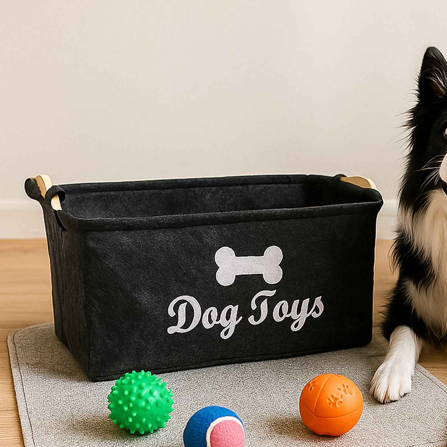 Pet Toy Storage Basket - ( 39  29  17 Cm  1 Pc)