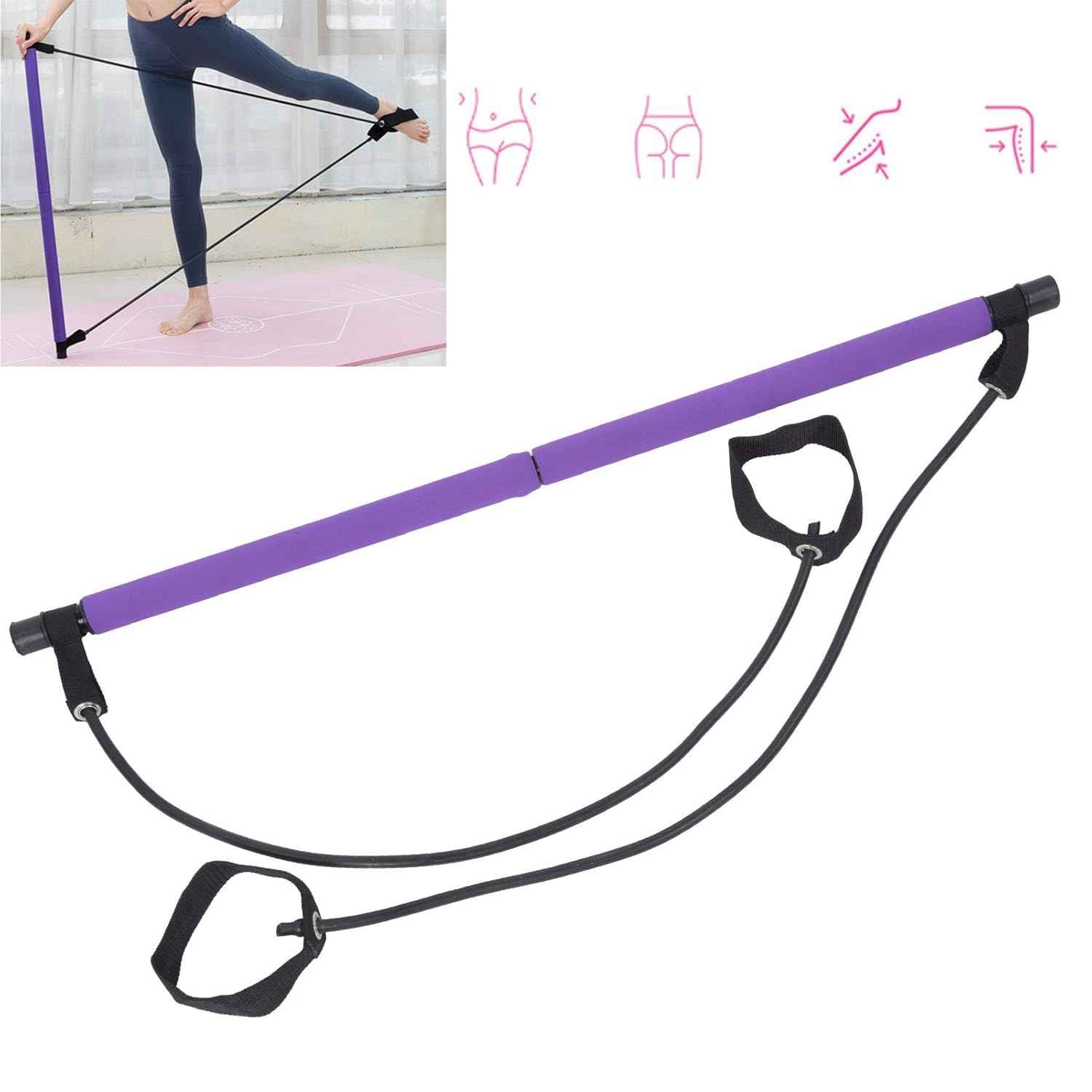 Pilates Bar with Resistance Bands Gym Equipment – LifestyleKart